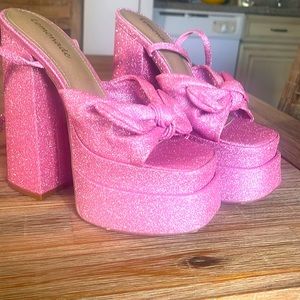 Beautiful pink platforms